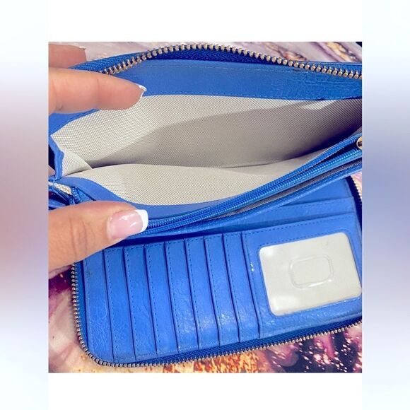 Fossil Blue Leather Wallet  - Picture 5 of 6